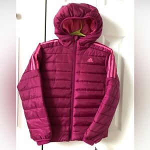 ADIDAS Girls Classic Puffer Jacket (Large/14); New with Tag